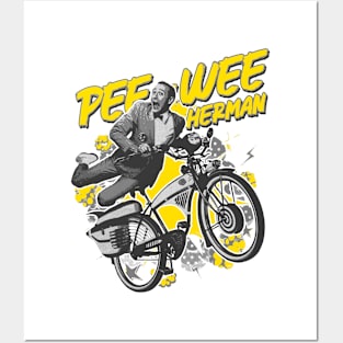 Pee Wee Herman Funny's Grey Posters and Art